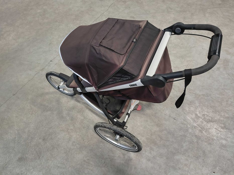 Carucior Thule Glide 2 Single Aluminium/Jet Black (model 2020)