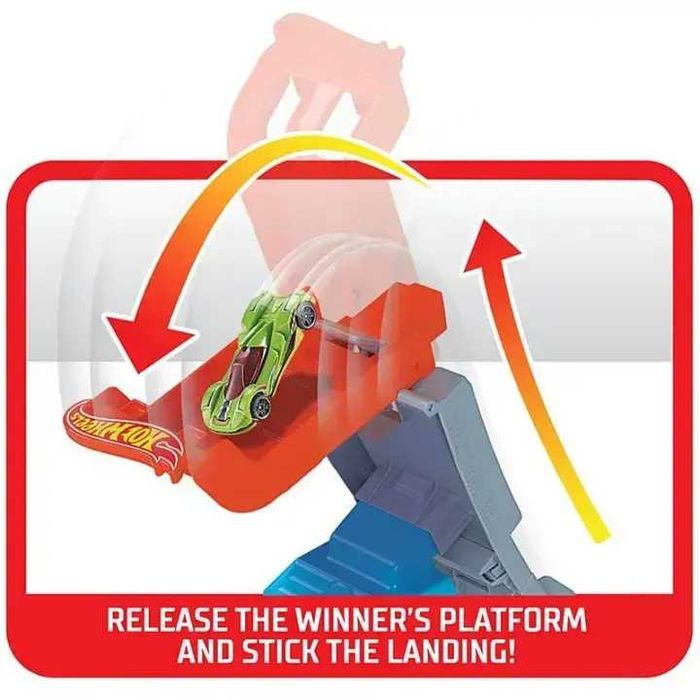 Писта Hot wheels с изтрелвачка