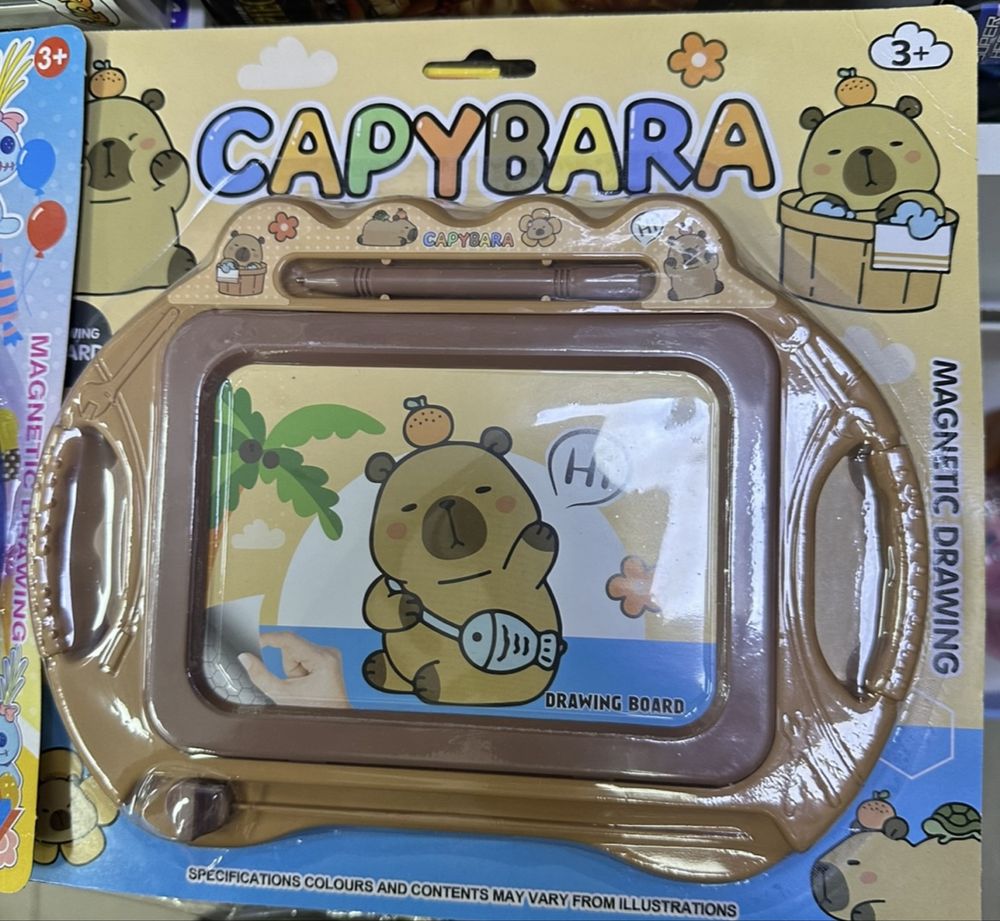 Магнетична дъска за рисуване Стич/Капибара, Stitch, Capybara