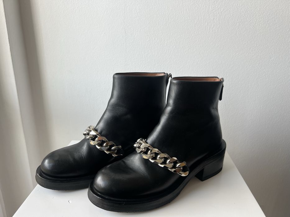 Боти Givenchy черни biker