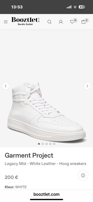 Garment Project sneakers inalt din piele Legacy