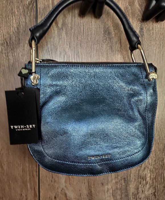 Twinset нова с етикет чанта от естествена кожа