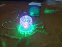 Многоцветна диско ЛЕД лампа за домашна дискотека и парти