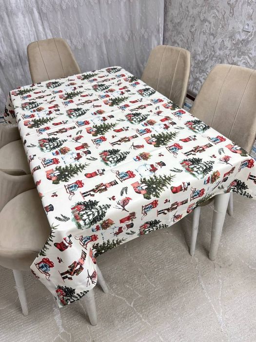 Скатерть из турецкого материала Дак