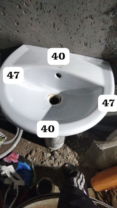 Продам раковина с пьедесталом