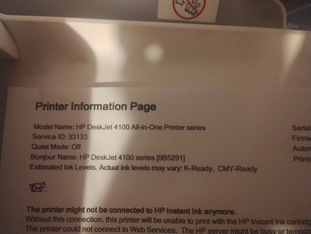 Hp Deskjet 4100 принтер