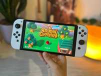 Nintendo Switch OLED alb +  joc Animal Crossing + accesorii