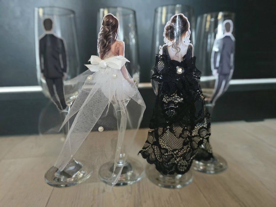 ~Персонализирани Чаши за Моминско парти, Сватба, Бал, Кумуве, Шаферки°