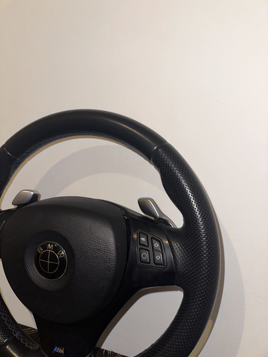 Volan E90 E91 E92 E93, M original cu padele si airbag