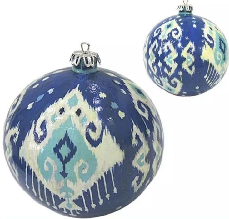 Елочные игрушки ручной росписи