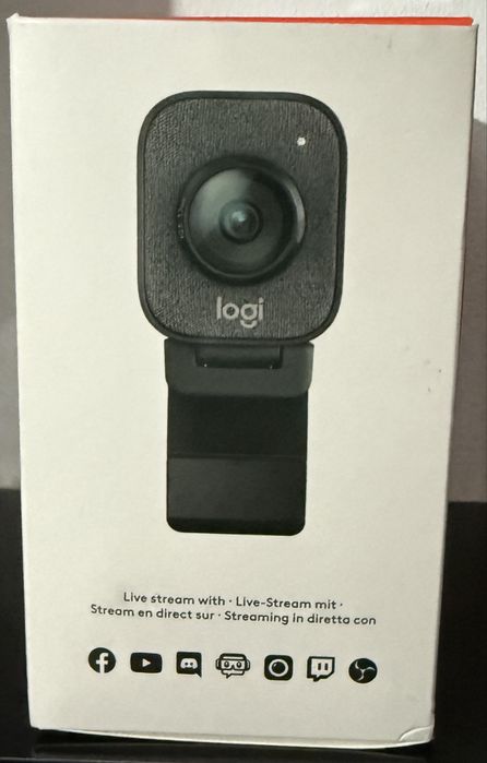 Logitech StreamCam – Nouă, Sigilată, 1080p 60fps, USB-C