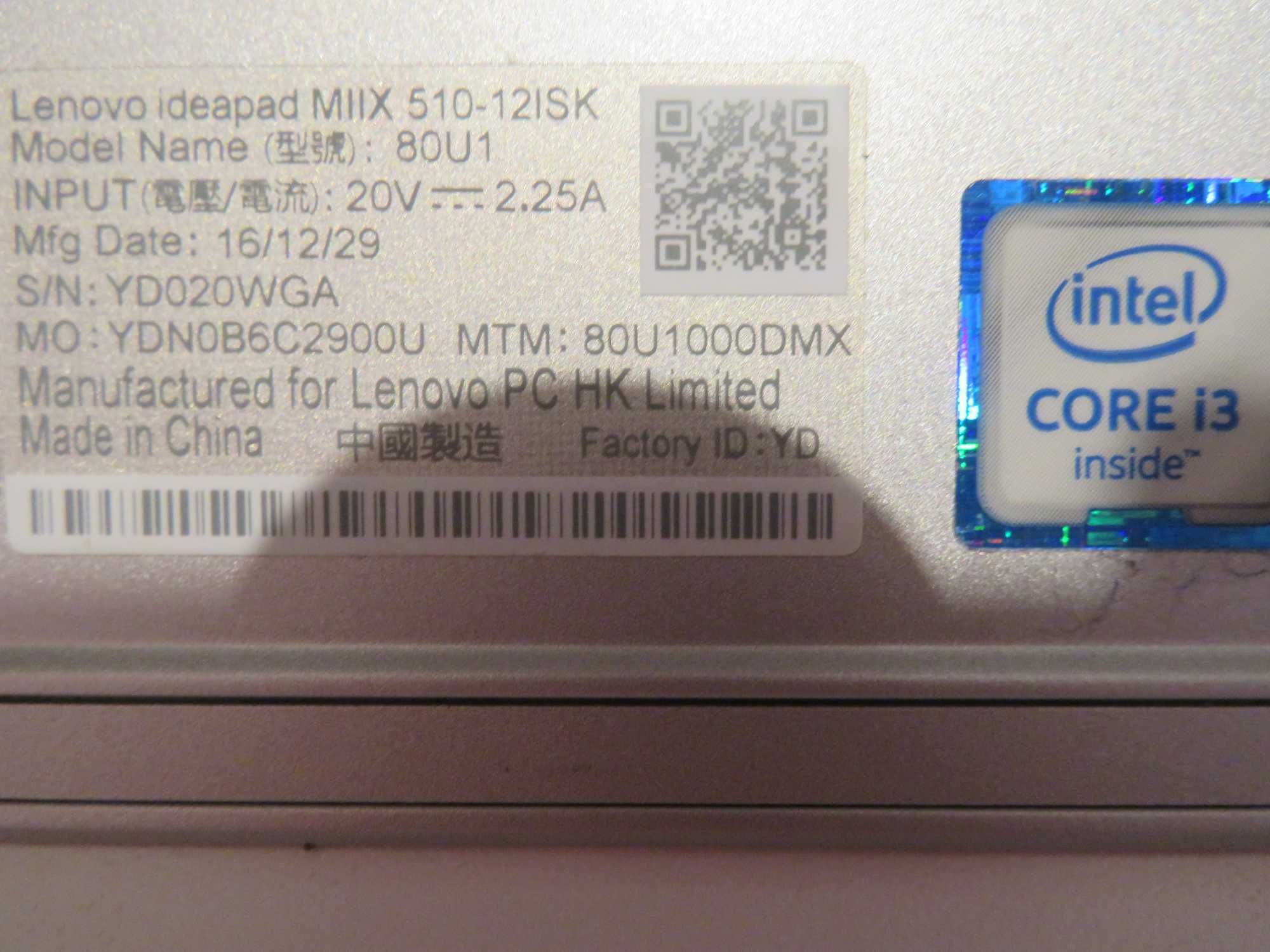 Tableta Lenovo MIIX 510 pt piese