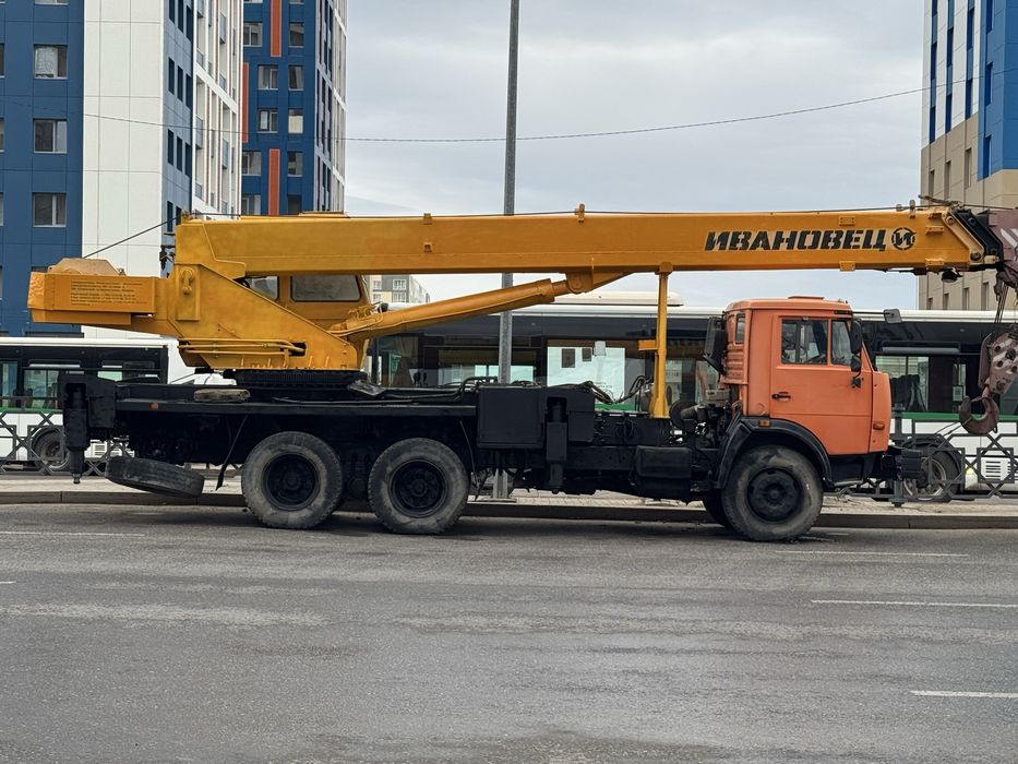 Услуги автокрана на базе Камаз 25 тонн
