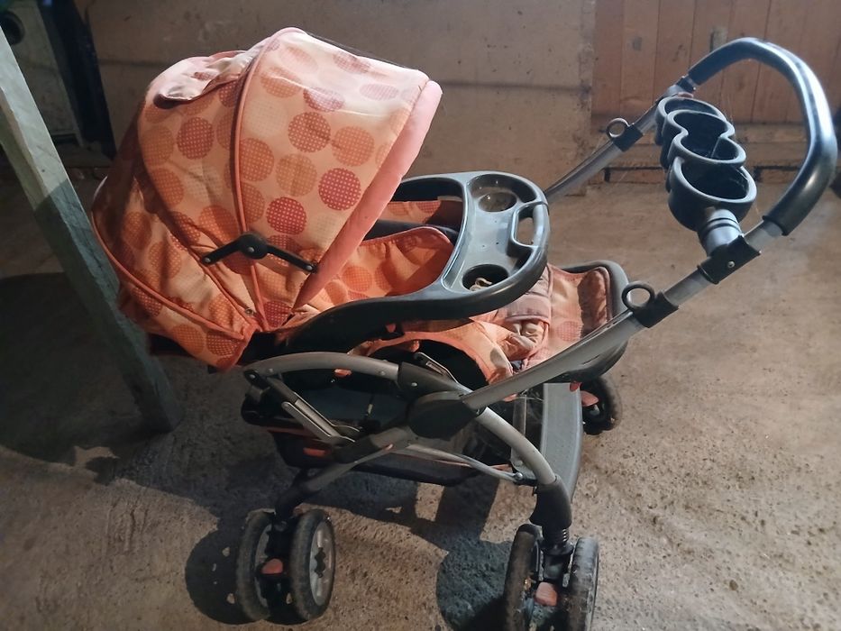 Căruț primi pași cu balansoar nefolosit