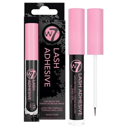 Adeziv pentru Gene False, W7, Lash Adhesive, Vegan, Black, 4 ml
