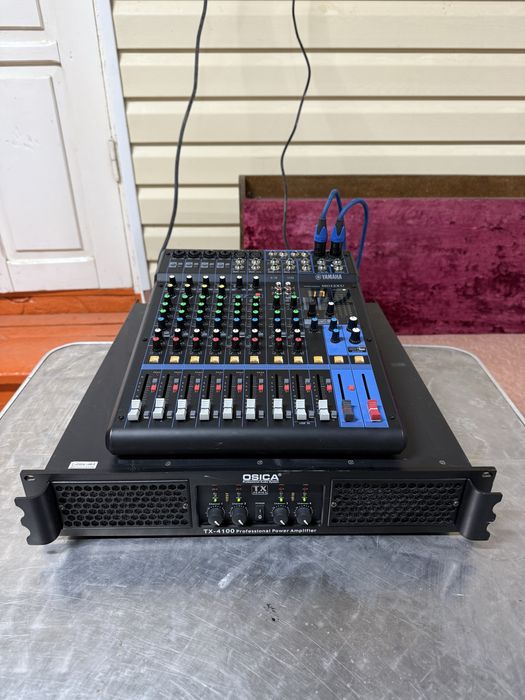 Усилитель и микшер osica tx 4100 yamaha mg12