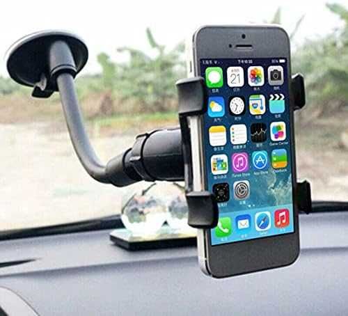 Стойка с гъвкаво рамо на 360° за телефон,навигация за кола,бус,камион