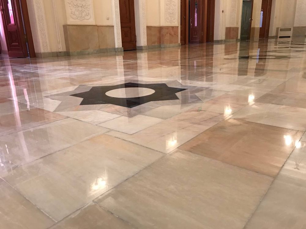 Полировка мраморных полов
