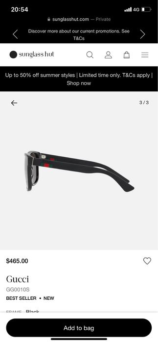 Ochelari originali Gucci, model GG0010S 001 58 negru/negru mat
