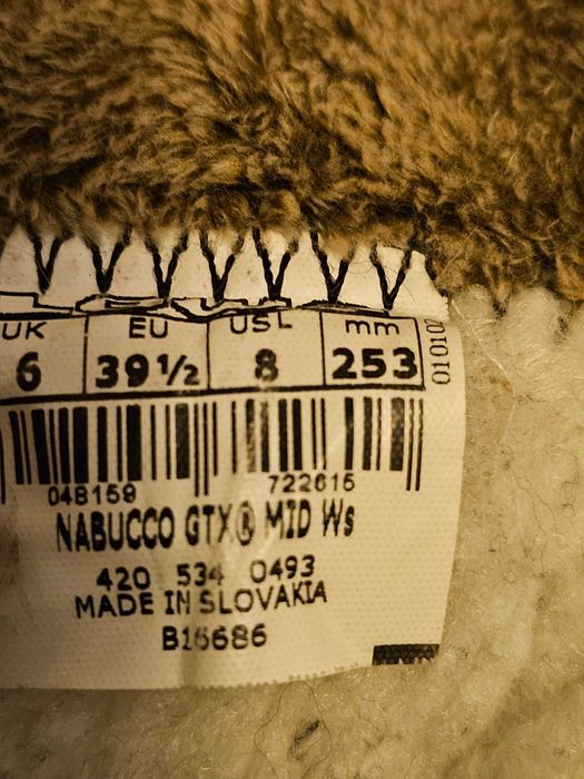 Ghete munte iarna lowa 39 si 1/2 Nabucco GTX gore-tex ca noi