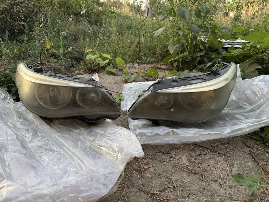 передние фары на бмв е60 дорест оригинал