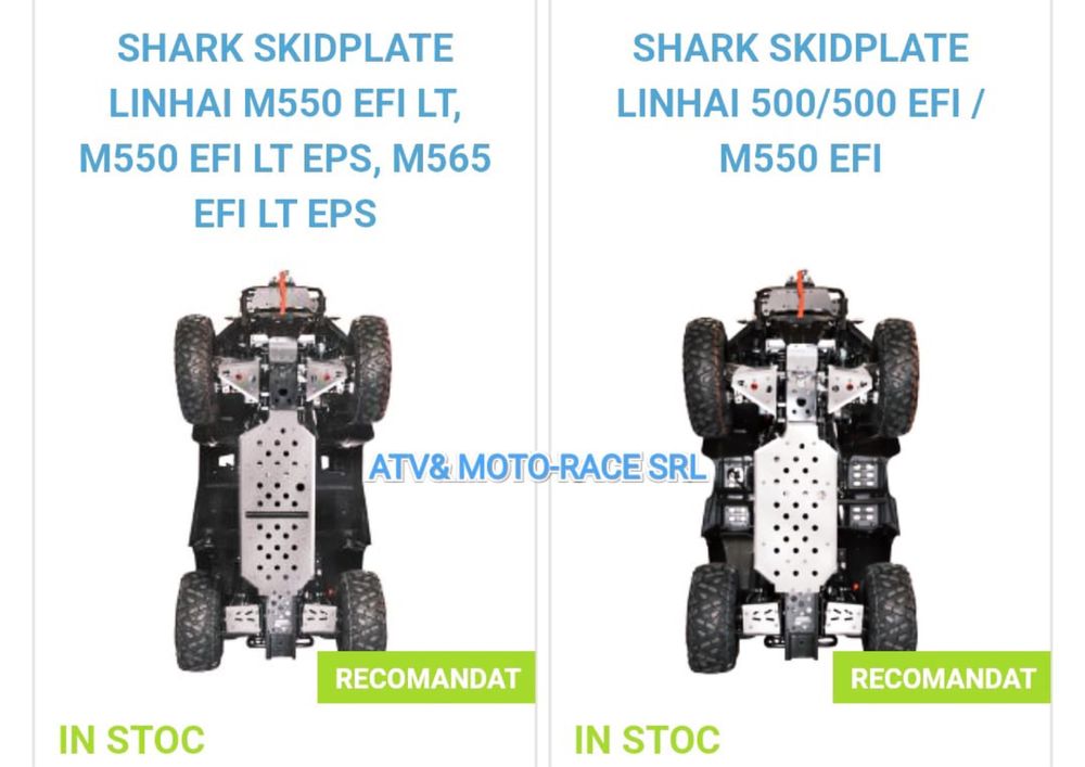 Scut aluminiu atv Cf Moto can am Polaris Tgb Linhai