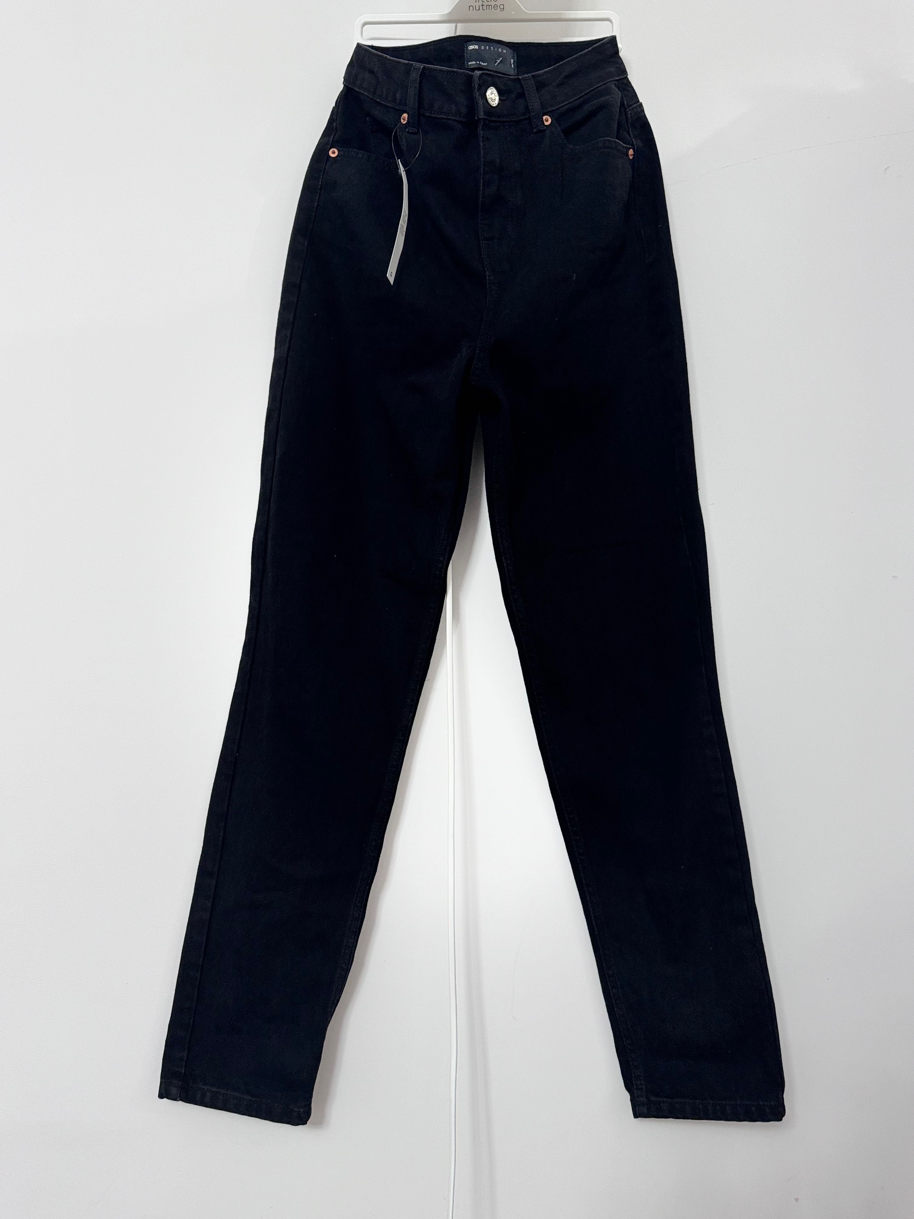 Дамски черни дънки ASOS xs
