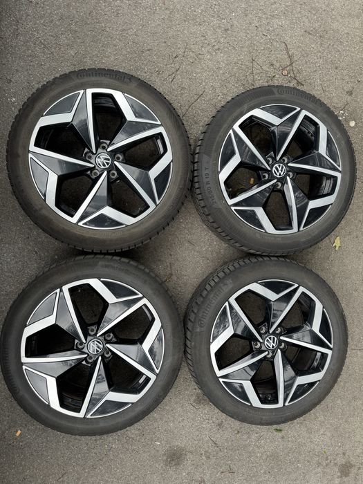 Jante aliaj 19” VW ID3 cu anvelope de iarna Continental