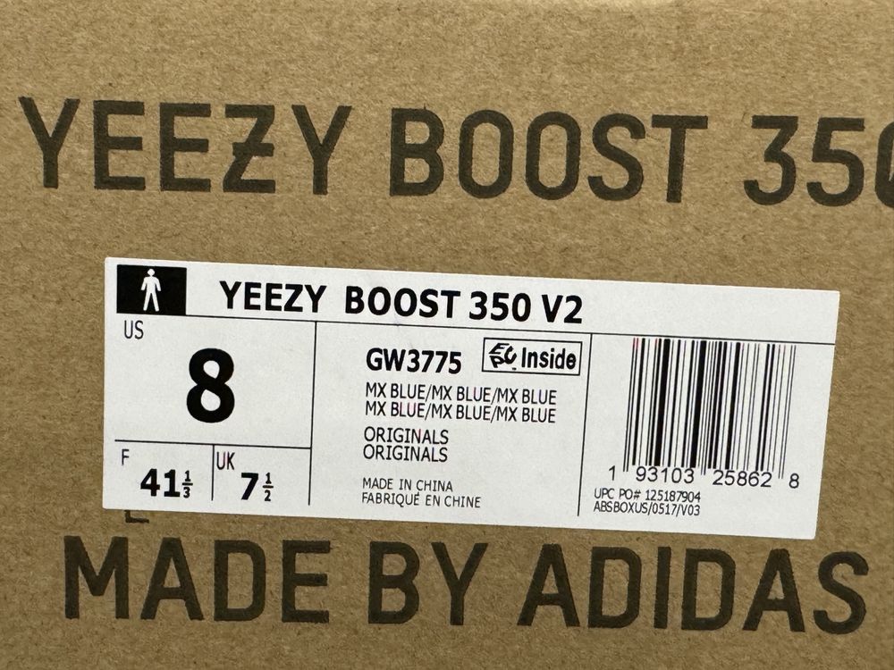 36-46 Yeezy 350 v2 Mx Frost Blue