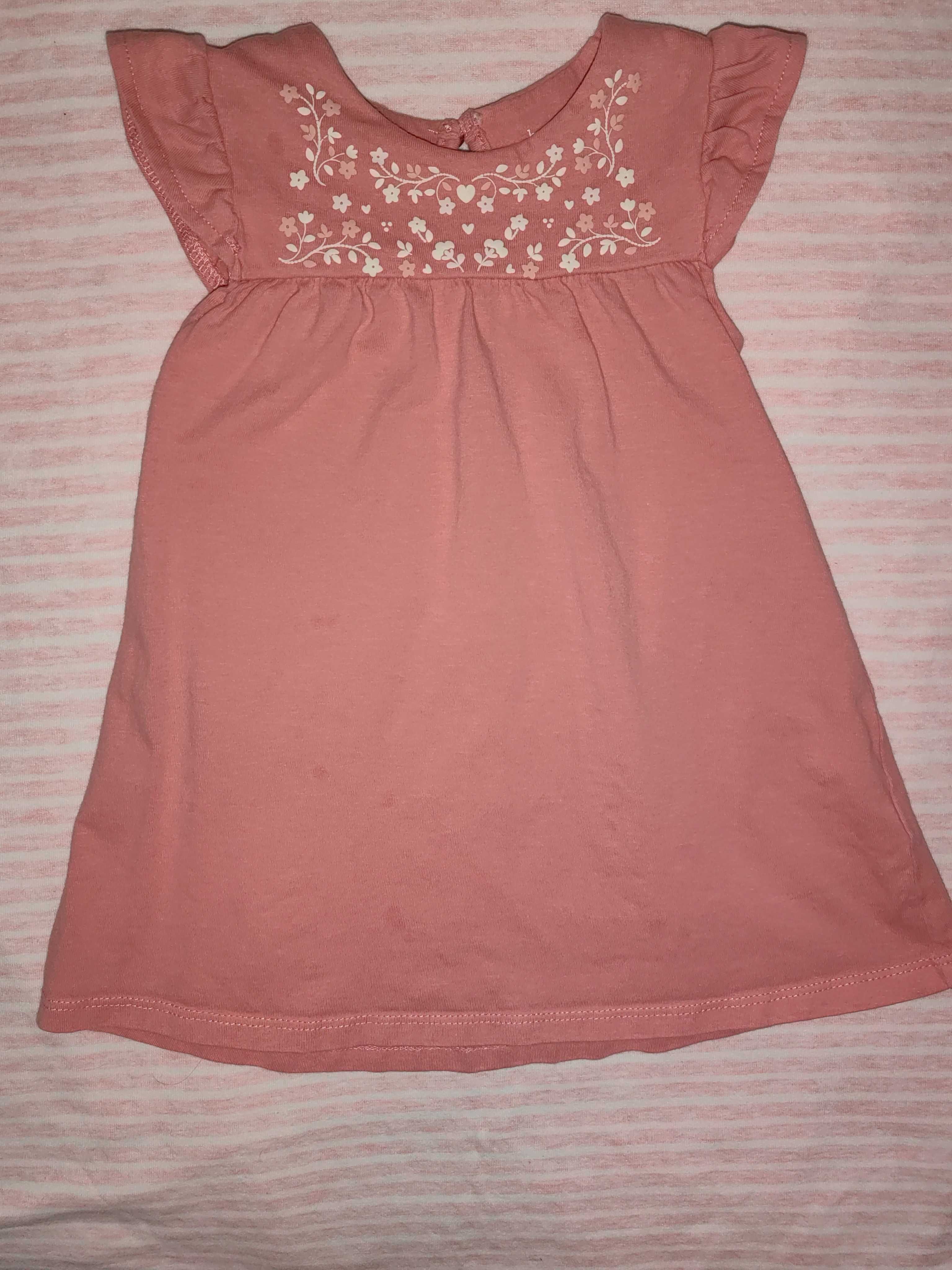 Дрехи летни рокли за бебе р-р 68-74 (6-9м.) Zara, H&M, Waikiki