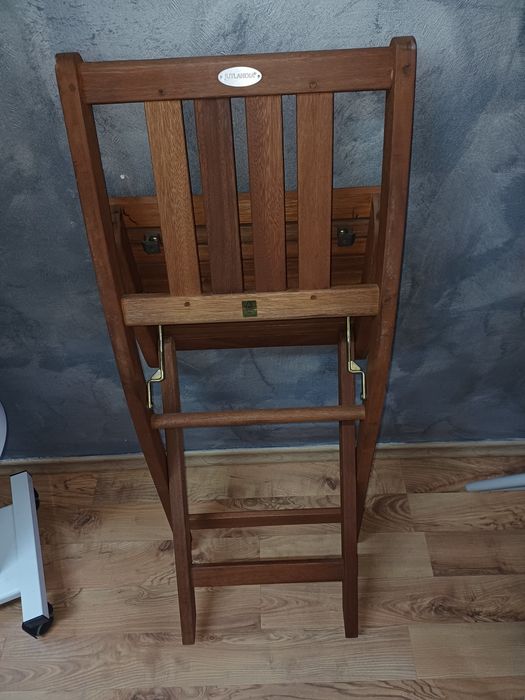 Scaun lemn masiv pliabil