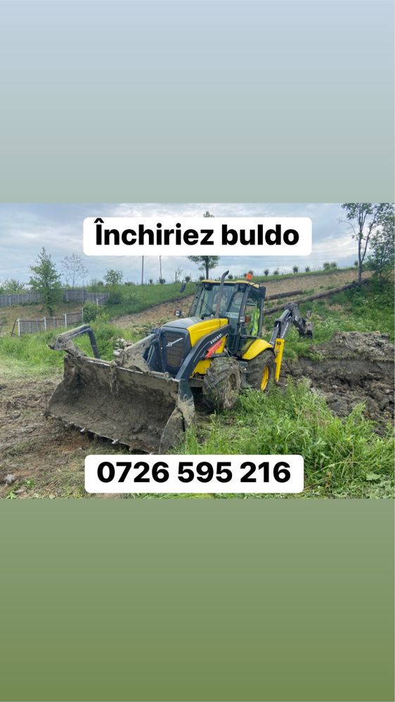 Inchiriez buldo excavator de inchiriat buldoexcavator sapaturi nivelat