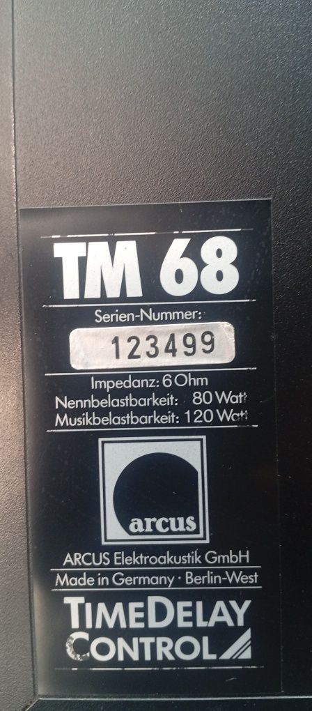 Hi-Fi Тонколони ARCUS TM-68