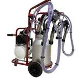 Aparat de muls vaci, 2 posturi, 1bidon 40L aluminiu, pahare inox