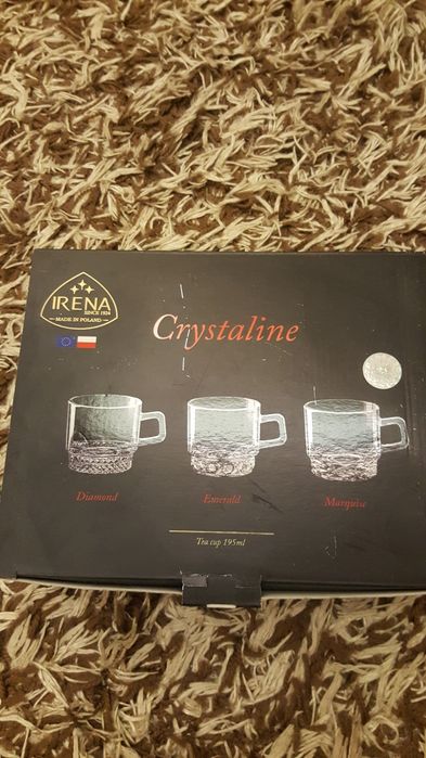 Vand cesti cafea din sticla