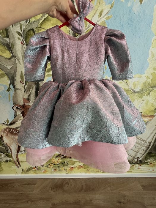 Официална детска рокля,  рожден ден, 3-4г, 104см