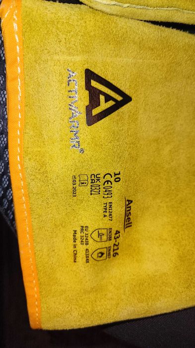 Manusi pentru sudura MIG-MAG marca ANSELL ActivArm 43-216