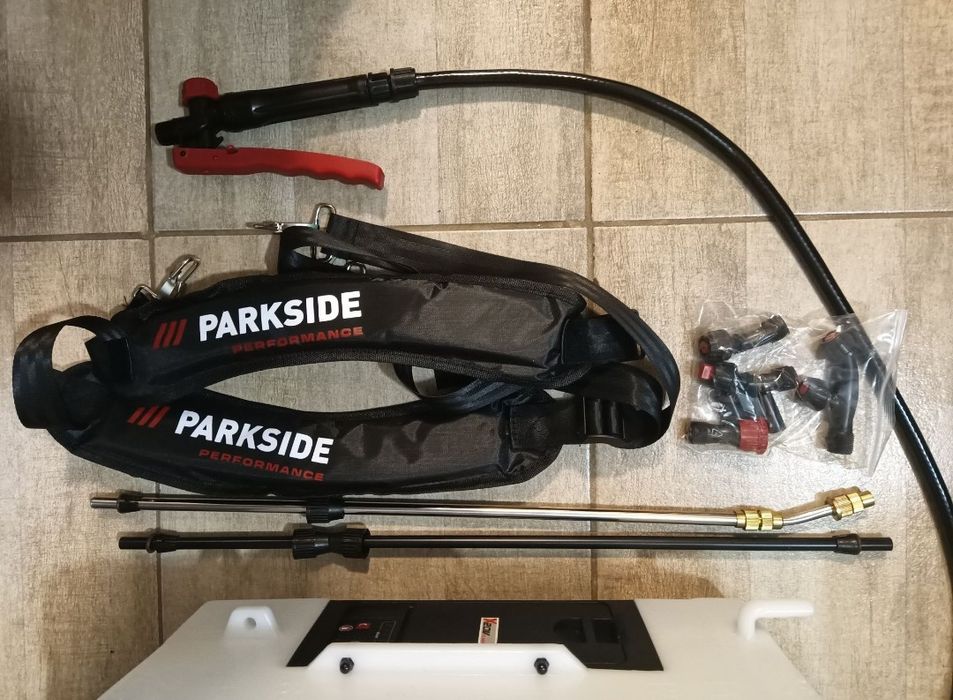 Parkside pompa electrica 20V stropit pomi legume atomizor pe baterie