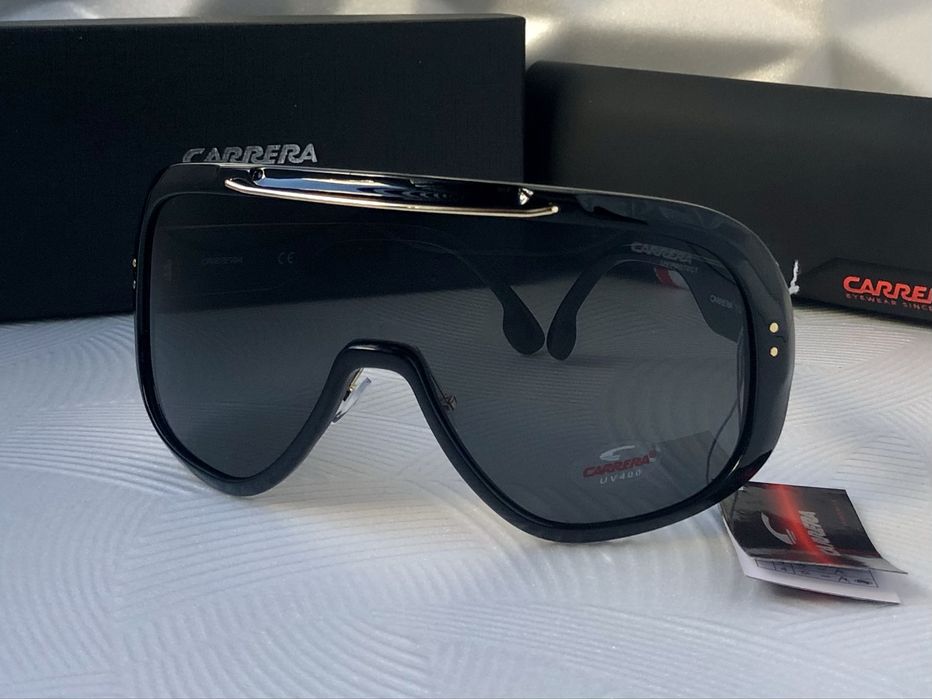 Мъжки слънчеви очила маска carrera epica 2 цвята черни сини
