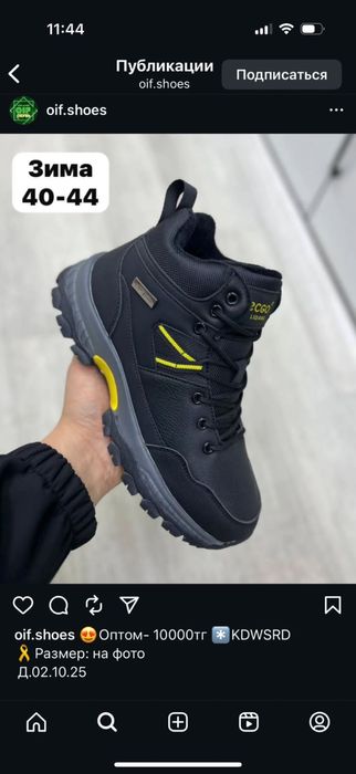 Зимние сапоги мужские