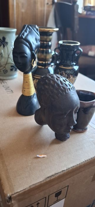 Африканска фигура + гръцка вазичка