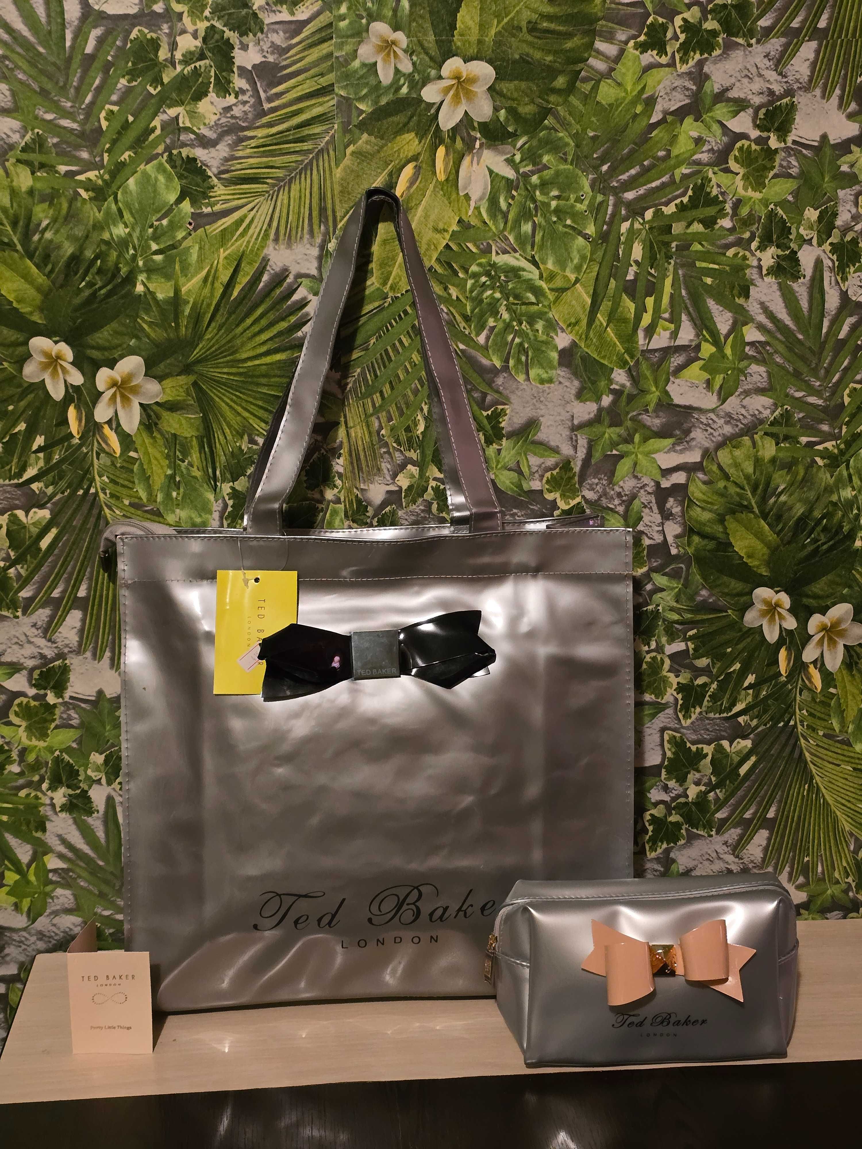 Ted Baker нов оригинален комплект от чанта и несесер