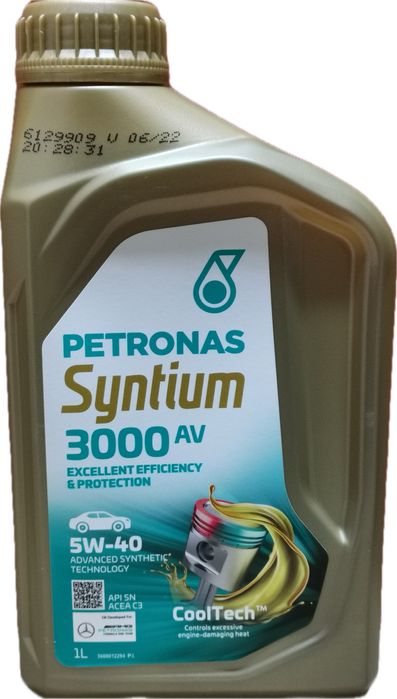Двигателно масло PETRONAS SYNTIUM 3000 AV 5W40