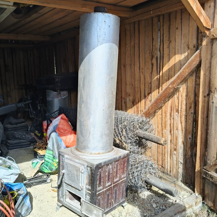 Ansamblul boiler 100 L cu focar de teracota