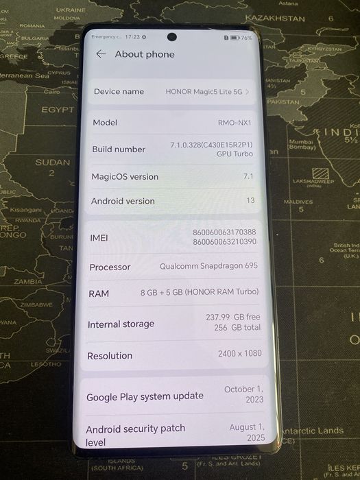 Honor Magic 5 lite
