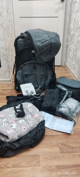 Коляска зима-лето. Комплектация 100%