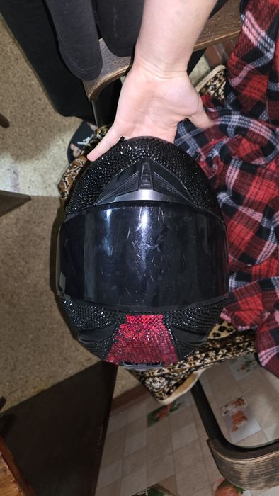 Шлем, мотошлем ручной работы