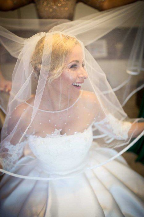 Rochie de mireasa VERA SPOSA ,organza si dantela, stare impecabila