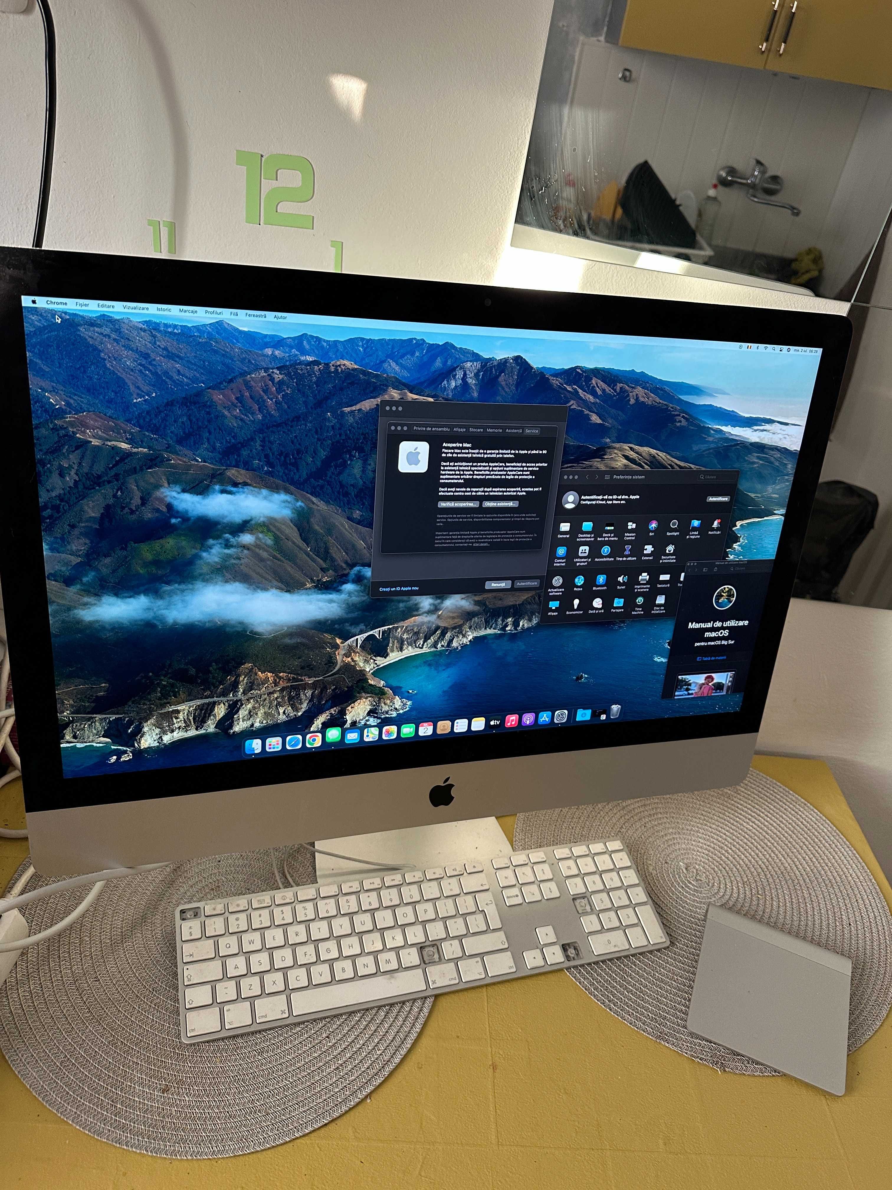 Imac 27 inchi, 5k, retina, late 2014, i5, ssd 1tb, 8 gb ram
