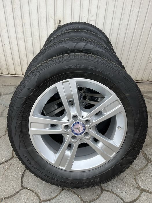 Jante aliaj 5x112mm, anvelope iarna 255/55 R18 Mercedes ML, GLE, GLC R
